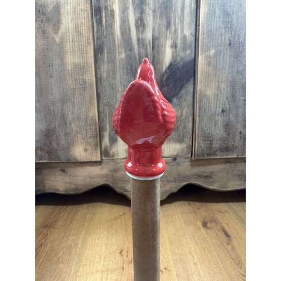 The Pioneer Woman Flea Market Red Hen Paper Towel Holder - Picture 6 of 9